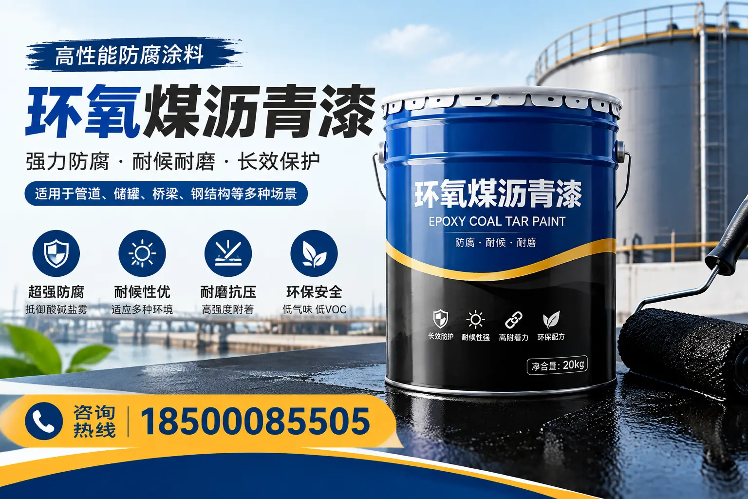 环氧煤沥青漆的施工步骤详解,邵阳装修必备知识