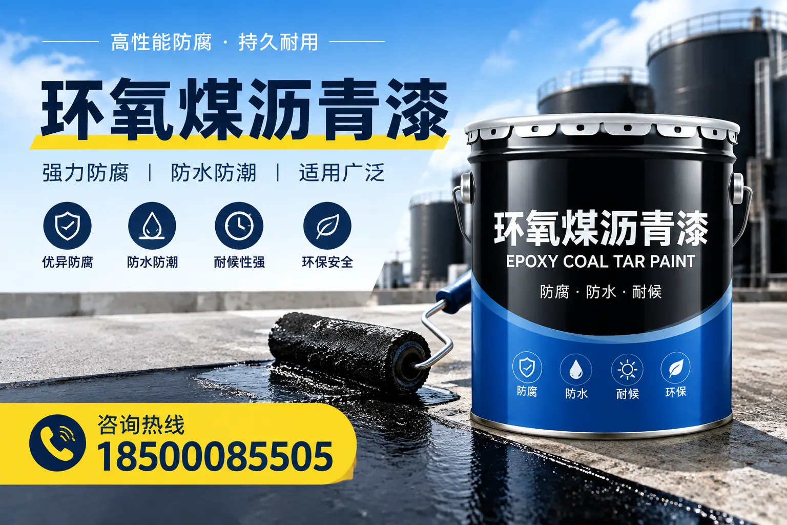 选择环氧煤沥青漆的五大理由,邵阳客户必知